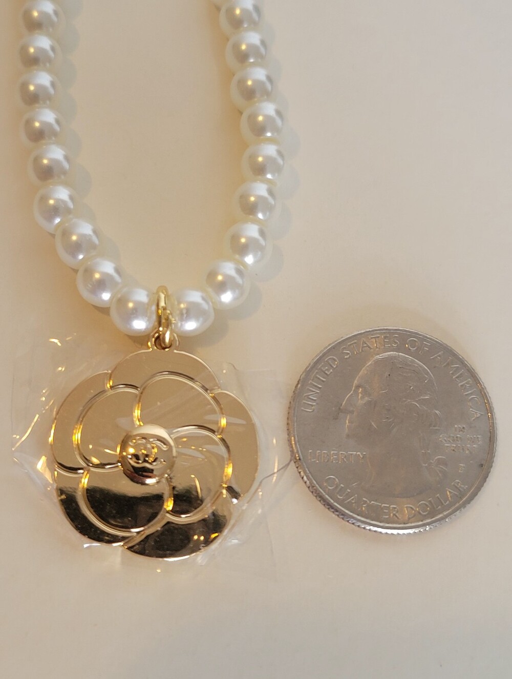 Chanel Gold Flower CHARM